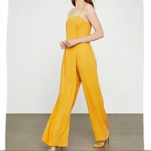 BCBGMAXAZRIA Golden Glow Draped Jumpsuit (NWT)